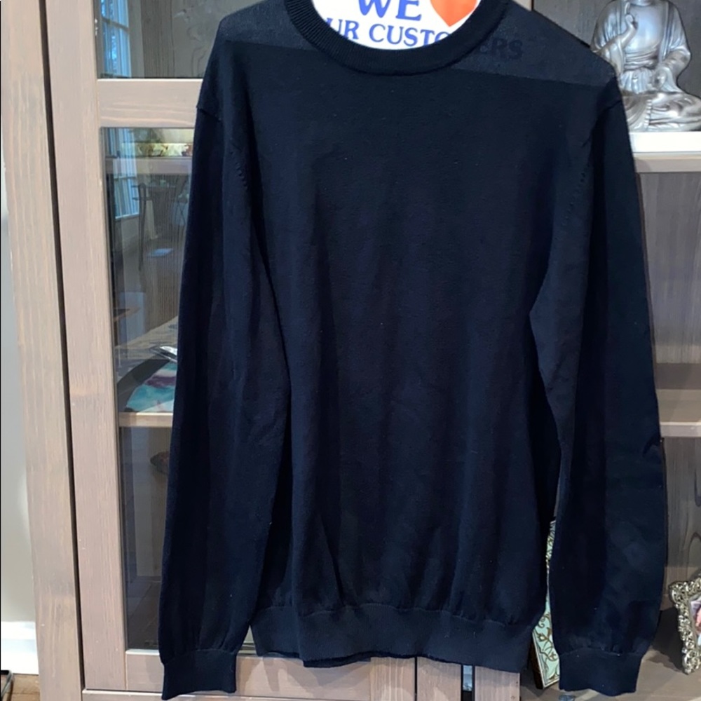 Stussy Black Crewneck Sweater